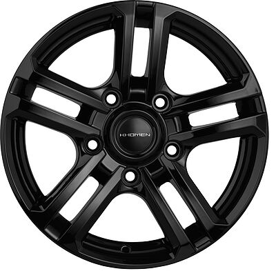 Khomen Wheels KHW1602 6.5x16 5x139.7 ET 40 Dia 98.5 BLACK