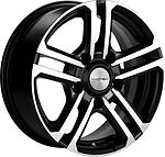 Khomen Wheels KHW1602 (Niva 4x4 Bronto) 6.5x16 5x139.7 ET 35 Dia 98.5 Black-FP Khomen Wheels KHW1602 (Niva 4x4 Bronto) 6.5x16 5x139.7 ET 35 Dia 98.5 Black-FP