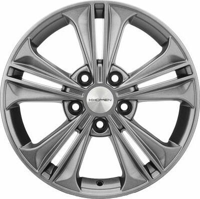Khomen Wheels KHW1603 (Jetta) 6x16 5x112 ET 50 Dia 57.1 Gray