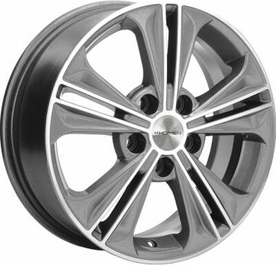 Khomen Wheels KHW1603 (Jetta) 6x16 5x112 ET 50 Dia 57.1 Gray-FP