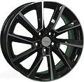 Khomen Wheels KHW1604 (Aveo) 6x16 5x105 ET 39 Dia 56.6 Black-FP