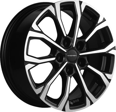 Khomen Wheels KHW1605 (Octavia A5/Golf/Jetta) 6.5x16 5x112 ET 46 Dia 57.1 Black-FP