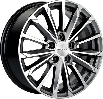 Khomen Wheels KHW1611 Actyon 6.5x16 5x112 ET 39.5 Dia 66.6 G-Silver-FP