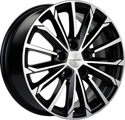 Khomen Wheels KHW1611 (Evolute i-Pro) 6.5x16 5x108 ET 43 Dia 65.1 Black-FP