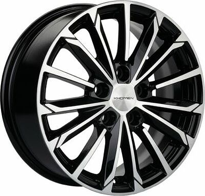 Khomen Wheels KHW1611 (Octavia/Golf/Jetta) 6.5x16 5x112 ET 50 Dia 57.1 Black-FP