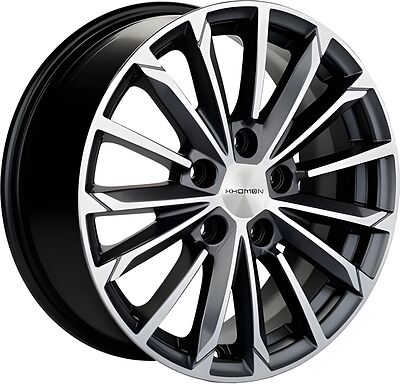 Khomen Wheels KHW1611 Renault/Nissan 6x16 5x114 ET 50 Dia 66 Gray-FP