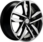 Khomen Wheels KHW1612 (Camry/Corolla/Grand Vitara) 6.5x16 5x114.3 ET 45 Dia 60.1 Black-FP Khomen Wheels KHW1612 (Camry/Corolla/Grand Vitara) 6.5x16 5x114.3 ET 45 Dia 60.1 Black-FP
