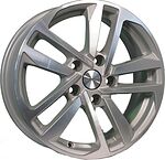 Khomen Wheels KHW1612 (Focus) 6.5x16 5x108 ET 50 Dia 63.35 F-Silver-FP Khomen Wheels KHW1612 (Focus) 6.5x16 5x108 ET 50 Dia 63.35 F-Silver-FP
