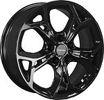 Khomen Wheels KHW1702 (ASX) 7x17 5x114.3 ET 46 Dia 67.1 Black Khomen Wheels KHW1702 (ASX) 7x17 5x114.3 ET 46 Dia 67.1 Black