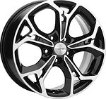 Khomen Wheels KHW1702 (Changan CS35/CS35 Pro) 7x17 5x110 ET 46 Dia 63.3 Black-FP Khomen Wheels KHW1702 (Changan CS35/CS35 Pro) 7x17 5x110 ET 46 Dia 63.3 Black-FP