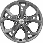 Khomen Wheels KHW1702 (CX-5/Seltos) 7x17 5x114.3 ET 50 Dia 67.1 Gray Khomen Wheels KHW1702 (CX-5/Seltos) 7x17 5x114.3 ET 50 Dia 67.1 Gray