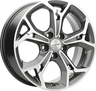 Khomen Wheels KHW1702 (Ford C-Max) 7x17 5x108 ET 50 Dia 63.35 Gray-FP