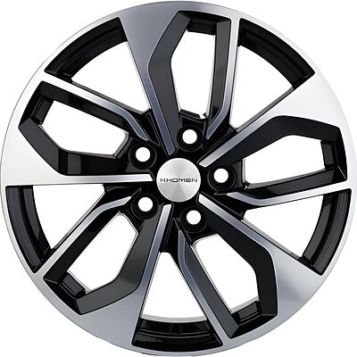 Khomen Wheels KHW1703 (Changan CS35 Plus) 7x17 5x110 ET 46 Dia 63.3 Black-FP