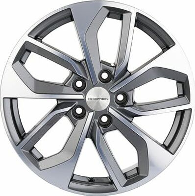 Khomen Wheels KHW1703 (CX-5/Seltos) 7x17 5x114.3 ET 50 Dia 67.1 Gray-FP