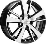Khomen Wheels KHW1704 (Jolion) 7x17 5x114.3 ET 37 Dia 66.5 Black-FP Khomen Wheels KHW1704 (Jolion) 7x17 5x114.3 ET 37 Dia 66.5 Black-FP