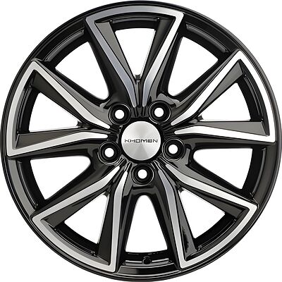 Khomen Wheels KHW1706 (Ford C-Max) 7x17 5x108 ET 50 Dia 63.35 Black-FP