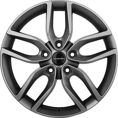 Khomen Wheels KHW1708 6.5x17 5x114.3 ET 37 Dia 66.5 GRAY