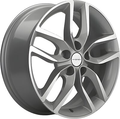 Khomen Wheels KHW1708 (Mazda3/CX30) 6.5x17 5x114.3 ET 45 Dia 67.1 F-Silver-FP