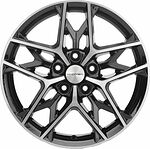 Khomen Wheels KHW1709 (CX-5/Seltos) 7x17 5x114.3 ET 50 Dia 67.1 Black-FP