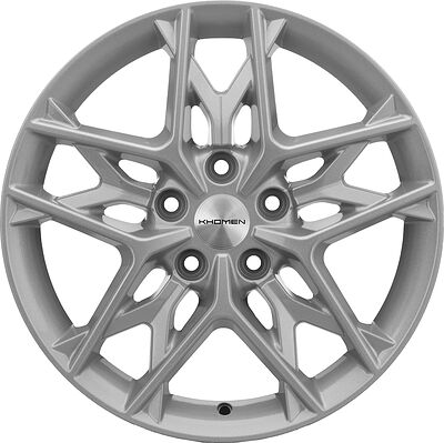 Khomen Wheels KHW1709 7x17 5x114.3 ET 48 Dia 67.1 F-SILVER