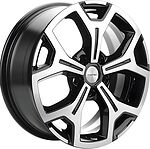 Khomen Wheels KHW1710 (Coolray) 6.5x17 5x114.3 ET 45 Dia 54.1 Black-FP Khomen Wheels KHW1710 (Coolray) 6.5x17 5x114.3 ET 45 Dia 54.1 Black-FP