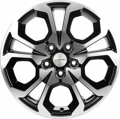 Khomen Wheels KHW1711 (Ceed) 6.5x17 5x114.3 ET 50 Dia 67.1 Black-FP