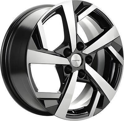 Khomen Wheels KHW1712 (DFM580) 7x17 5x110 ET 45 Dia 67.1 Black-FP