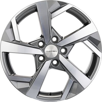 Khomen Wheels KHW1712 (Octavia) 7x17 5x112 ET 49 Dia 57.1 Gray-FP