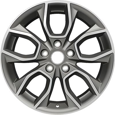 Khomen Wheels KHW1713 (Changan CS35 Plus) 7x17 5x110 ET 46 Dia 63.3 Gray-FP