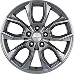 Khomen Wheels KHW1713 (Sportage) 7x17 5x114.3 ET 48.5 Dia 67.1 Gray Khomen Wheels KHW1713 (Sportage) 7x17 5x114.3 ET 48.5 Dia 67.1 Gray