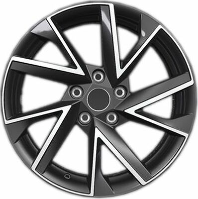 Khomen Wheels KHW1714 (Juke) 7x17 5x114.3 ET 47 Dia 66.1 Black-FP