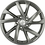 Khomen Wheels KHW1714 (Qashqai) 7x17 5x114.3 ET 40 Dia 66.1 Gray Khomen Wheels KHW1714 (Qashqai) 7x17 5x114.3 ET 40 Dia 66.1 Gray