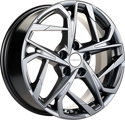 Khomen Wheels KHW1716 (Audi A4) 7x17 5x112 ET 49 Dia 66.6 Gray