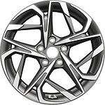 Khomen Wheels KHW1716 (Camry) 7x17 5x114.3 ET 45 Dia 60.1 Gray-FP Khomen Wheels KHW1716 (Camry) 7x17 5x114.3 ET 45 Dia 60.1 Gray-FP