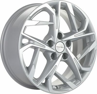 Khomen Wheels KHW1716 (Kodiaq/Tiguan) 7x17 5x112 ET 40 Dia 57.1 F-Silver-FP