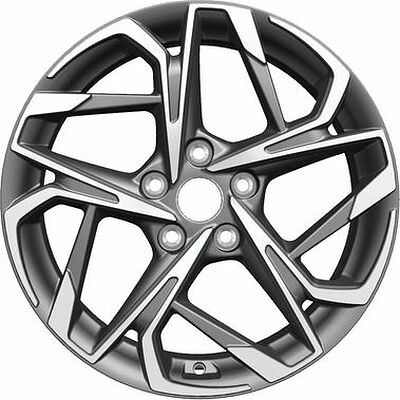 Khomen Wheels KHW1716 (Kodiaq/Tiguan) 7x17 5x112 ET 40 Dia 57.1 Gray-FP