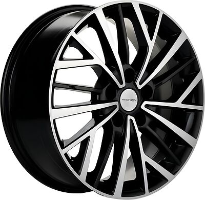 Khomen Wheels KHW1717 (Passat) 7x17 5x112 ET 43 Dia 57.1 Black-FP