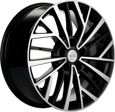 Khomen Wheels KHW1717 (RAV4) 7x17 5x114.3 ET 39 Dia 60.1 Black-FP