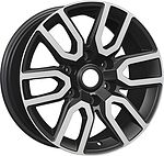 Khomen Wheels KHW1723 (Hyundai H-1/Staria) 8x17 6x139.7 ET 50 Dia 92.5 Black-FP