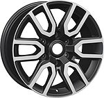Khomen Wheels KHW1723 (JAC T6 Pickup) 8x17 6x139.7 ET 30 Dia 106.1 Black-FP Khomen Wheels KHW1723 (JAC T6 Pickup) 8x17 6x139.7 ET 30 Dia 106.1 Black-FP