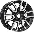 Khomen Wheels KHW1723 (Pajero Sport) 8x17 6x139.7 ET 38 Dia 67.1 Black-FP