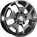 Khomen Wheels KHW1725 (Niva 4x4) 6.5x17 5x139.7 ET 35 Dia 98.5 Gray