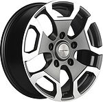 Khomen Wheels KHW1725 (Niva 4x4) 6.5x17 5x139.7 ET 35 Dia 98.5 Gray-FP Khomen Wheels KHW1725 (Niva 4x4) 6.5x17 5x139.7 ET 35 Dia 98.5 Gray-FP