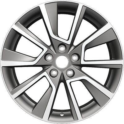 Khomen Wheels KHW1802 (Koleos) 7x18 5x114.3 ET 35 Dia 66.1 Black-FP