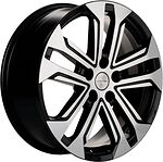 Khomen Wheels KHW1803 (Tugella) 7x18 5x108 ET 46 Dia 63.4 Black-FP Khomen Wheels KHW1803 (Tugella) 7x18 5x108 ET 46 Dia 63.4 Black-FP