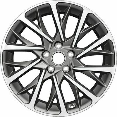 Khomen Wheels KHW1804 (Karoq) 7.5x18 5x112 ET 45 Dia 57.1 Gray-FP
