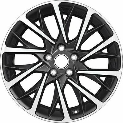 Khomen Wheels KHW1804 (Kodiaq/Tiguan) 7.5x18 5x112 ET 43 Dia 57.1 Black-FP