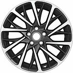 Khomen Wheels KHW1804 (Sonata) 7.5x18 5x114.3 ET 50.5 Dia 67.1 Black-FP Khomen Wheels KHW1804 (Sonata) 7.5x18 5x114.3 ET 50.5 Dia 67.1 Black-FP