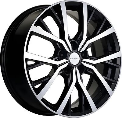 Khomen Wheels KHW1806 (Lifan x70) 7x18 5x114.3 ET 35 Dia 60.1 Black-FP