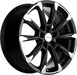 Khomen Wheels KHW1808 (Geely Coolray) 7.5x18 5x114.3 ET 53 Dia 54.1 Black-FP